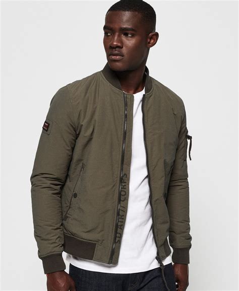 khaki bomber jacket men designer.